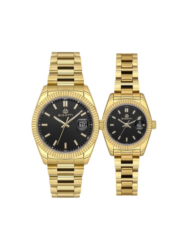 Комплект часовници за двойки Bigotti BG.1.10639-4-BG.1.10638-3