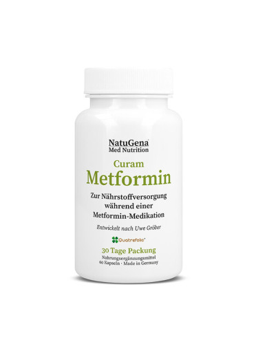 CuramMetformin (витамини и минерали в подкрепа на кръвната захар) 60 капсули | NatuGena