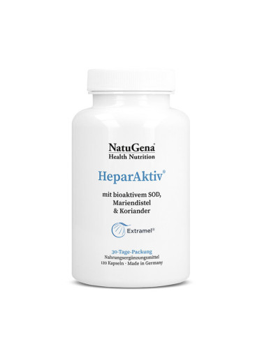 ХепарАктив (в подкрепа на чернодробната функция) 120 капсули | NatuGena