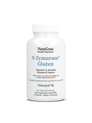 N-Zymarase®Gluten (ензимен комплекс при глутенова непоносимост) 90 капсули | NatuGena