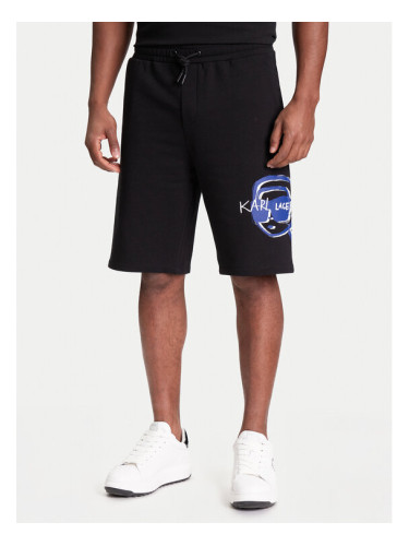 KARL LAGERFELD Спортни шорти 705114 553904 Черен Loose Fit