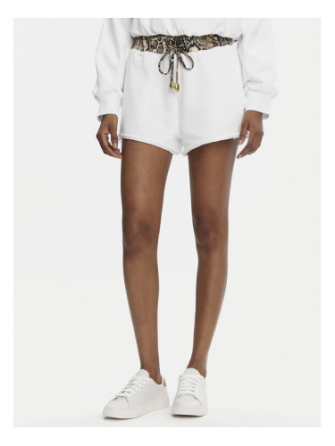 Just Cavalli Спортни шорти 78PADE01 Бял Regular Fit