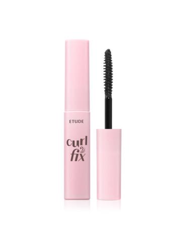 ETUDE Curl Fix Mascara Mini водоустойчива спирала за обем и извити мигли цвят 02 Brown 4 гр.