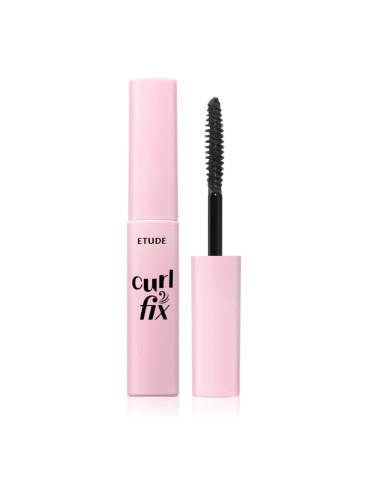 ETUDE Curl Fix Mascara Mini водоустойчива спирала за обем и извити мигли цвят Black 4 гр.