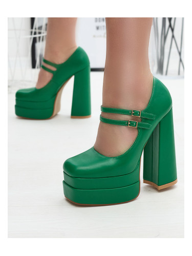 Resti Green women's high stiletto pumps Edisa - Footwear