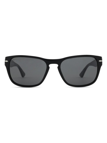 Persol PO3341S 95/B1 - правоъгълна слънчеви очила, unisex, черни