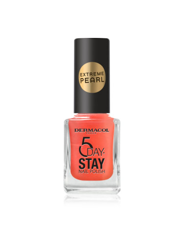 Dermacol 5 Day Stay Extreme Pearl лак за нокти перлен блясък цвят 3 11 мл.