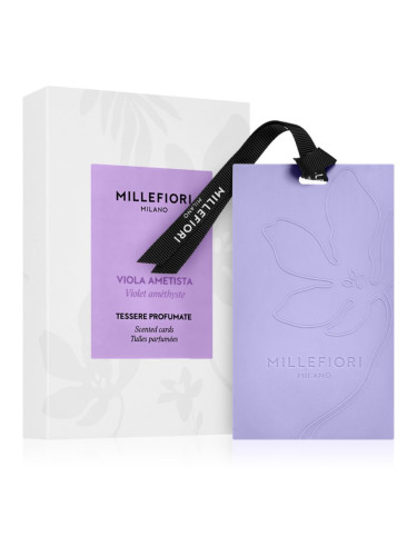 Millefiori Milano Laundry Viola Ametista ароматизирана карта 3 бр.