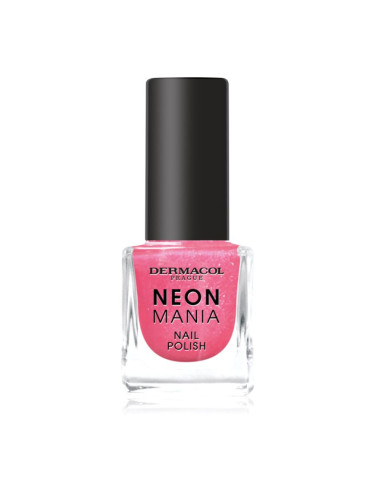 Dermacol Neon Mania лак за нокти цвят 5 Bubblegum pink 5 мл.