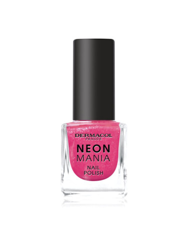 Dermacol Neon Mania лак за нокти цвят 1 Pink Chic 5 мл.