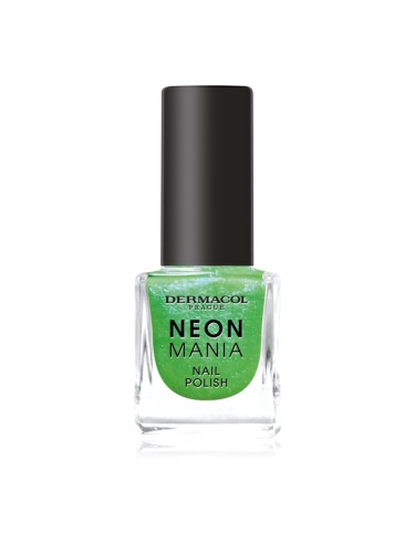 Dermacol Neon Mania лак за нокти цвят 8 Lime Splash 5 мл.