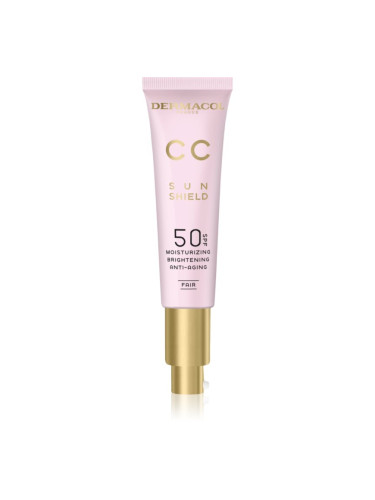 Dermacol CC Sun Shield СС крем с подмладяващ ефект SPF 50 цвят Fair 30 мл.