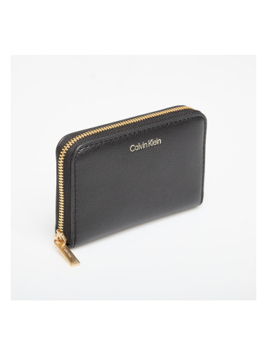 Портфейл Calvin Klein Foil Logo Medium Zip Around Black Universal