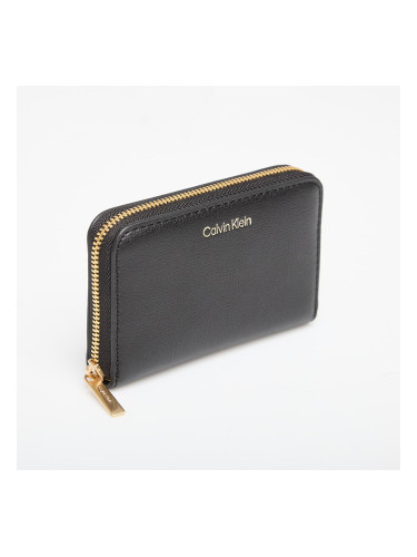Портфейл Calvin Klein Foil Logo Medium Zip Around Black Universal