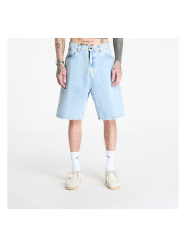 Къси панталони Carhartt WIP Brandon Short Blue Heavy Stone Bleached XS
