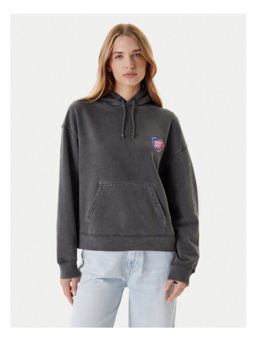 Tommy Jeans Суитшърт Neon DW0DW20945 Сив Boxy Fit