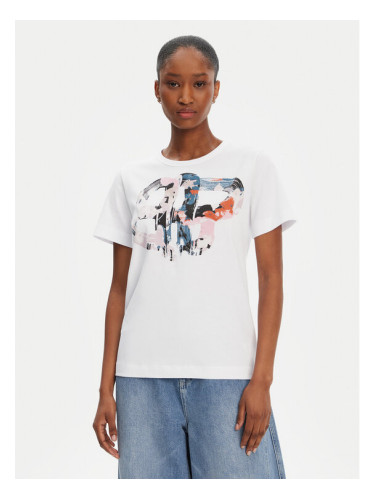 Munthe Тишърт Prato 252110425260 Бял Regular Fit