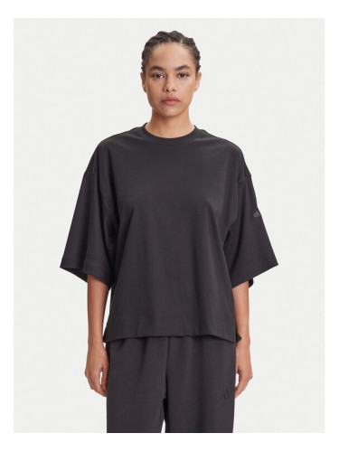 adidas Тишърт ALL SZN Soft Lux JM3800 Черен Loose Fit