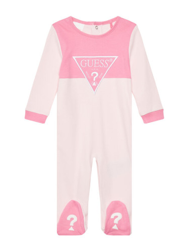 Guess Бебешки гащеризон със стъпала 5YW07 KA6W4 Розов