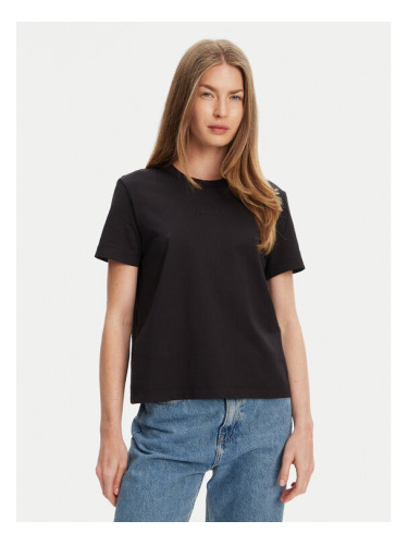 Calvin Klein Тишърт LV044C905G Черен Regular Fit