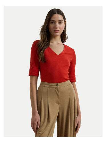 LAUREN RALPH LAUREN Блуза 200815843008 Червен Slim Fit