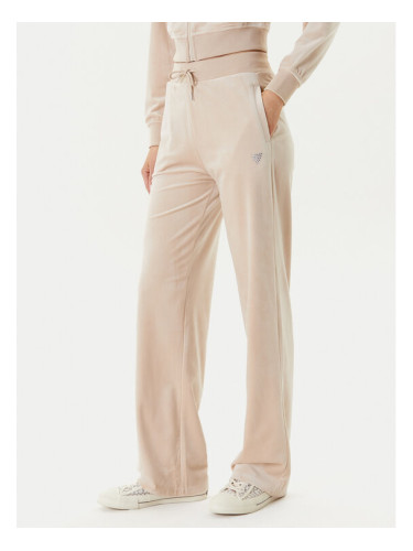 Guess Долнище анцуг V3BB26 K0232 Бежов Regular Fit