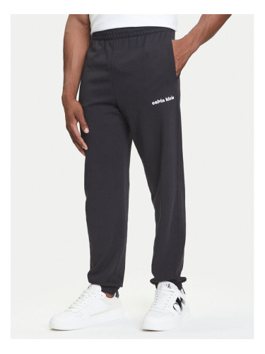 Calvin Klein Jeans Долнище анцуг LV04RC294G Черен Regular Fit