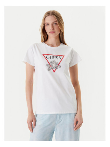 Guess Тишърт W5YI38 I3Z14 Бял Regular Fit