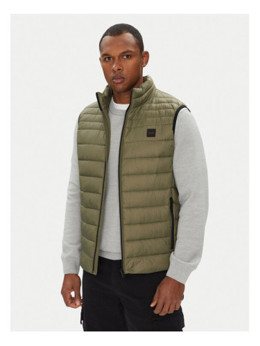 BOSS Елек Odeno2 50530966 Зелен Slim Fit