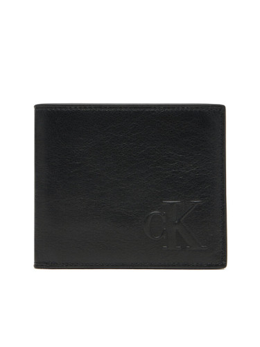 Calvin Klein Портфейл Ck Ew Billfold W/ Coin LV04G1072G Черен