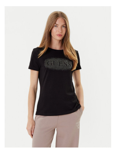 Guess Тишърт V5YI08 J1314 Черен Regular Fit