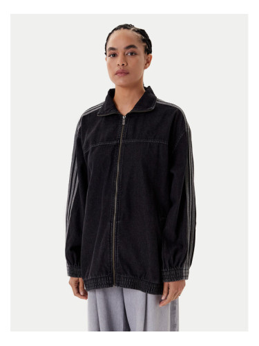 adidas Дънково яке adicolor Denim Adilenium JY2897 Черен Oversize