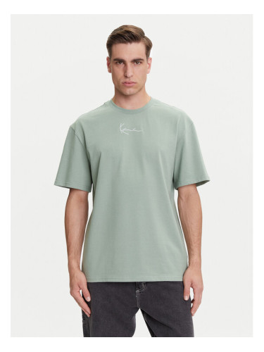 Karl Kani Тишърт Small Signature Essential PD00008142 Зелен Relaxed Fit
