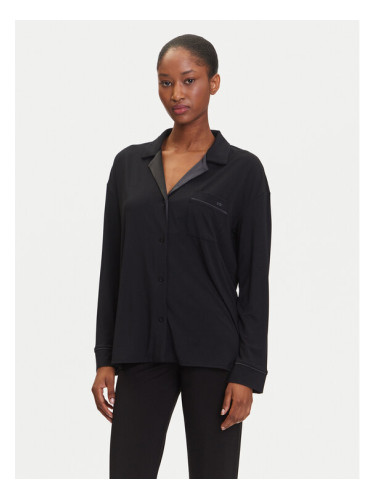 BOSS Тениска на пижама Sheen 50545588 Черен Relaxed Fit