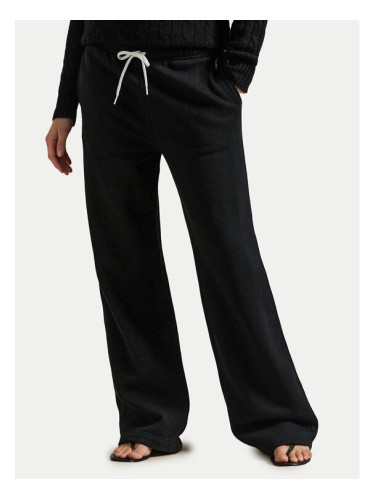 Polo Ralph Lauren Долнище анцуг 211977959002 Черен Wide Leg