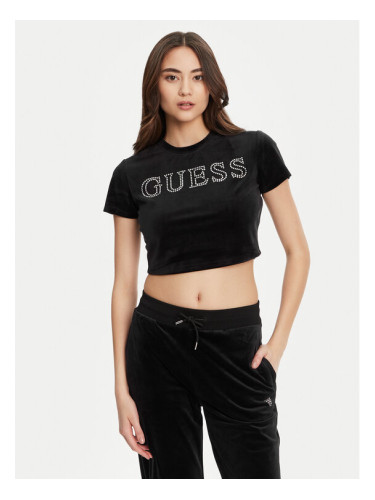 Guess Тишърт V3BI01 K0232 Черен Regular Fit