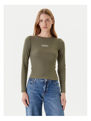 Guess Jeans Блуза W5YP38 KA0H1 Каки Slim Fit