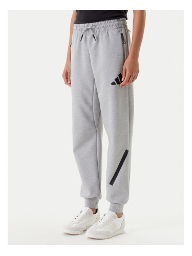 adidas Долнище анцуг Z.N.E. JD9586 Сив Regular Fit