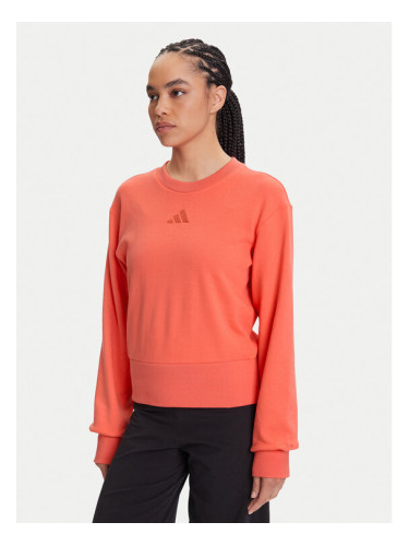 adidas Суитшърт ALL SZN French Terry KD9775 Коралов Regular Fit