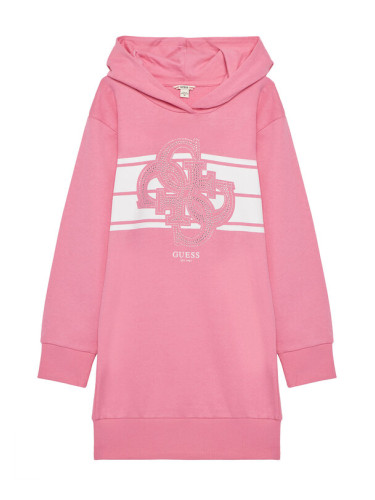 Guess Ежедневна рокля J5YK04 KA6R4 Розов Regular Fit