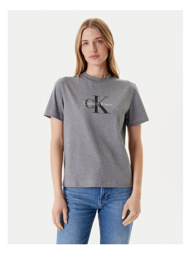 Calvin Klein Jeans Тишърт Hero Classic LV047B865G Сив Regular Fit