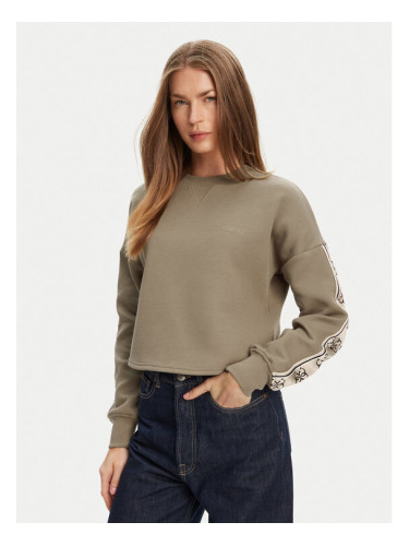 Guess Суитшърт V3BQ16 KB3P2 Кафяв Regular Fit