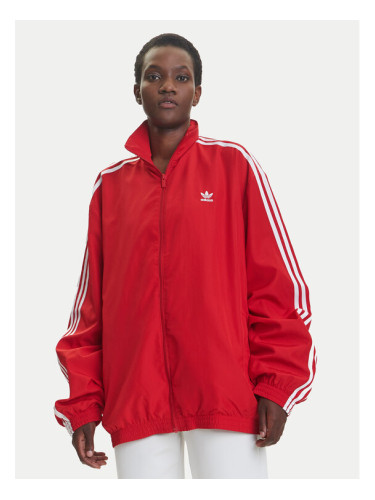 adidas Суитшърт Adilenium Season 3 JD3393 Червен Oversize