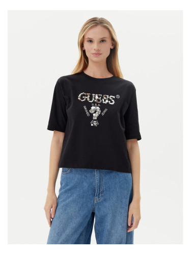 Guess Тишърт V4YI06 I3Z14 Черен Relaxed Fit