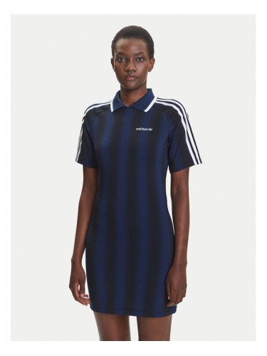 adidas Ежедневна рокля Football Inspired Graphic JW5143 Тъмносин Regular Fit