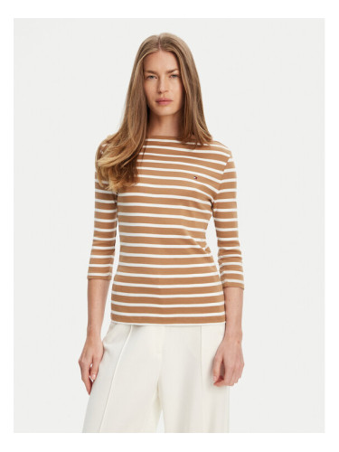 Tommy Hilfiger Блуза New Cody WW0WW40589 Кафяв Slim Fit