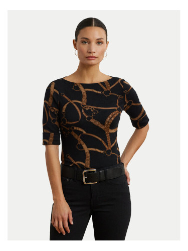LAUREN RALPH LAUREN Блуза 200971107001 Черен Slim Fit