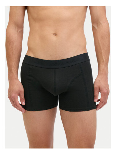 Jack & Jones Комплект 3 чифта боксерки Ordinary 12275575 Черен