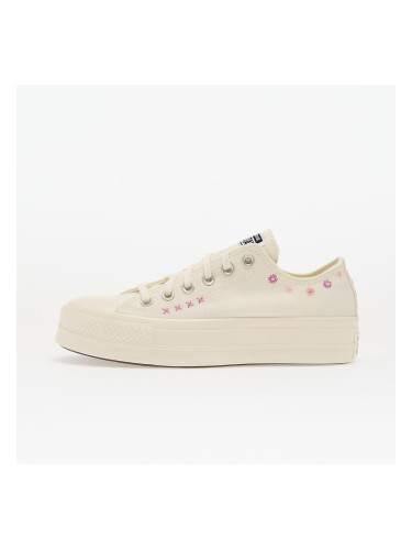Сникърси Converse Chuck Taylor All Star Lift Floral Embroidery Low Top Egret/ Sugar Berry/ Cactus Bud EUR 35