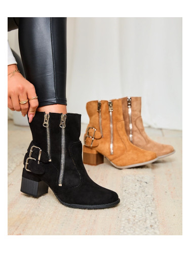 Resti Black embellished Zerta heeled boots